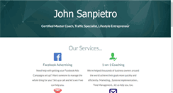 Desktop Screenshot of johnsanpietro.com